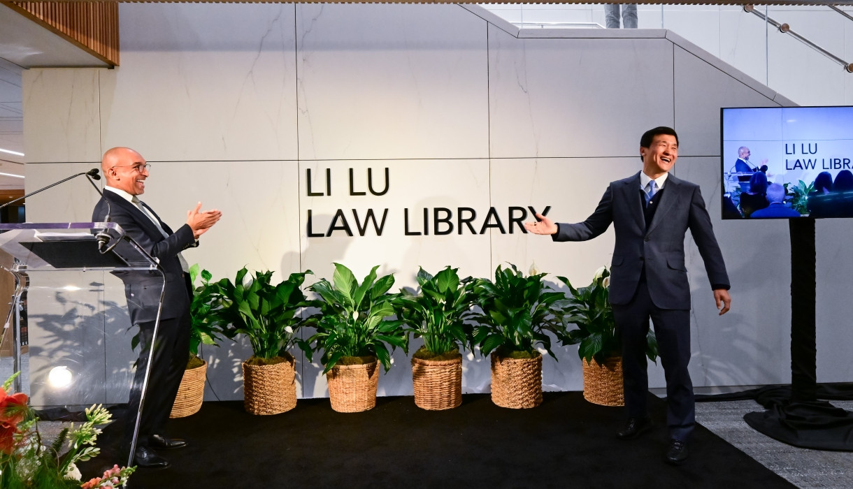 A Grand Opening: Celebrating the Li Lu Law Library