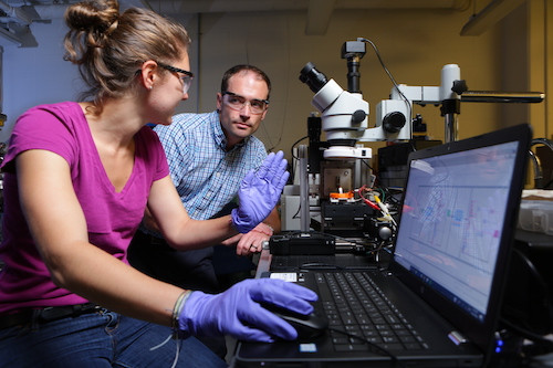 A lab at Columbia's Engineering School