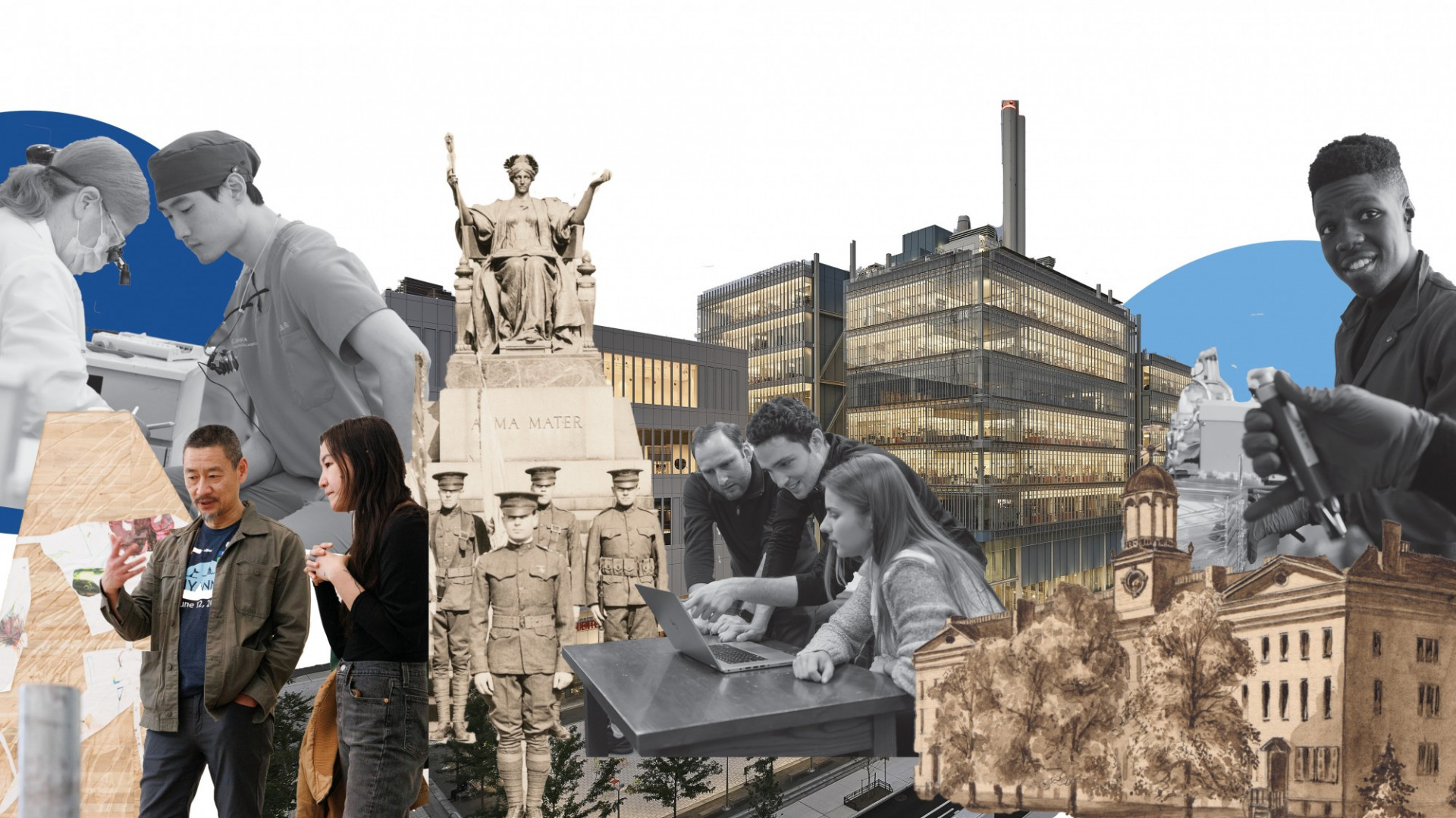 For more than 270 years, Columbia alumni, faculty, staff, and students have made major contributions to science, technology, the arts, our city, our nation, and the world.