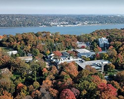 Lamont Doherty campus aerial
